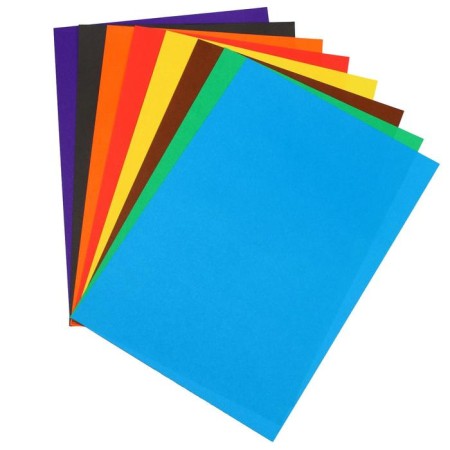 Set for children's creativity A4, 8 sheets color paper + 8 sheets of colored cardboard + 4 sheets white cardboard, "zoo" lion-3