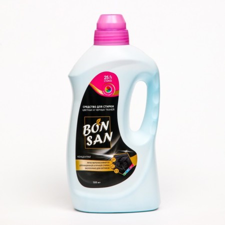 Time for washing color and black fabrics Bonsan PE 1.5 l