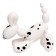 Robot Dog "Ball" Zhorya, on the control panel, interactive: sound, light, on the battery, in Russian