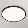 Lamp of the Citilux "BASIC" CL738501V, 60x60x2.5 cm, 1x50W, LED, Black Color Black