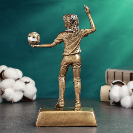 Stele "Women's volleyball" 12x7x23cm-3