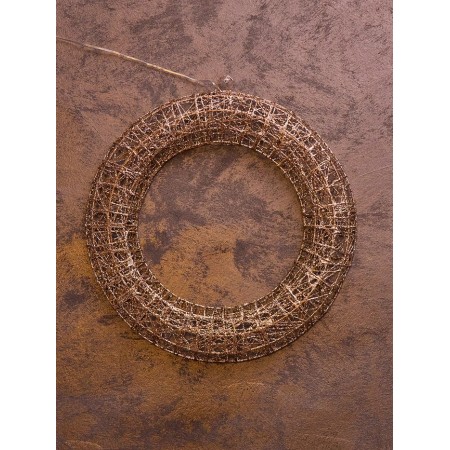 Figure Light "Wreath", 40x40x5 cm, 30 LED, AAX3 batteries (not in the set.), Glows warm white-1