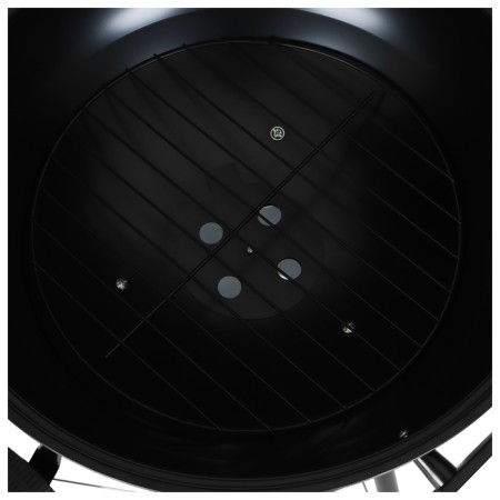 Barbecue with a lid, on wheels, d = 44 cm, h = 65 cm-9
