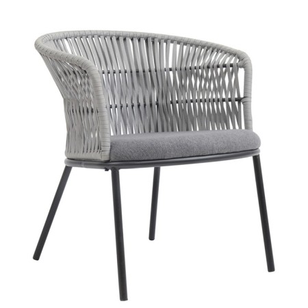 Haugen launge-pendle, 660 × 640 × 720 mm, dark gray / light gray color-16