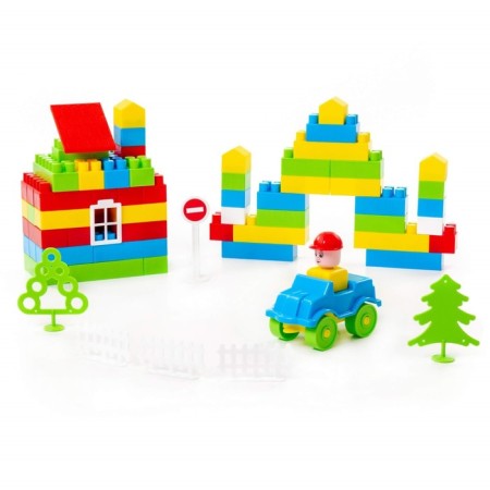 Designer "Builder", 129 parts-1