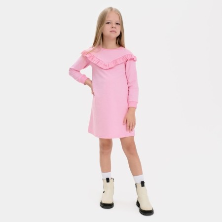 Dress for Girls KAFTAN "BASIC Line", size 30 (98-104), pink color-1