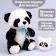 Soft toy with a spandy "Panda"
