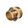 Nipple of transition Zein, 1/2 "x 3/8", outer thread, brass, packing 5 pcs.