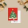 Postcard-Complement "Happy New Year!" watercolor, 8 x 6 cm, New Year