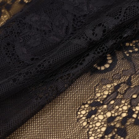 Lace cilia, 160 mm × 3 ± 0.5 m, black color-1