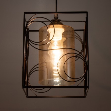 Lamp Bayerlux 2769/1 E27 40W Black 20x20x27-127 cm-3