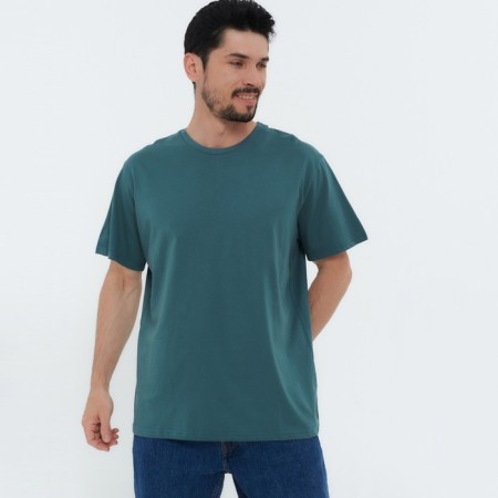 T -shirt male, emerald color, size 54 (3xl)