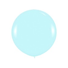 Шар латексный 36", пастель, цвет голубой, 1 шт.