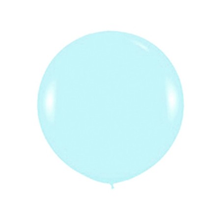 Latex ball 36 ", pastel, blue color, 1 pc.