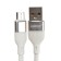 Smartbuy S72, microUSB cable - USB, 2.4 A, 1 m, charging + data transfer, white