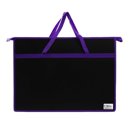 A3 folder with handles, plastic, zipper on top of 50 mm, 470 x 335 mm, PM-A3-26 Virgin "Apolon" Violet-2