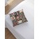 Decorative pillowcase "English brands", on a zipper, size 45x45 cm