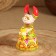 Filimonovskaya toy Bell "Cow", 10-12 cm