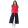 Female suit, size 48, red color