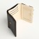 Women's wallet on the button, black color