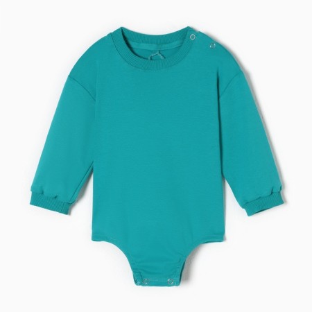Svitsht-combineson children's minku emerald color, height 74-80 cm