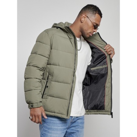Sports male winter, size 56, khaki color-11