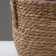 Kashpo wicker "Kenya" round with handles, 21.5x21.5x18.8 cm, natural