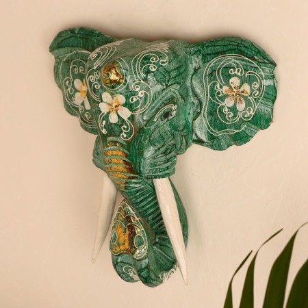 Souvenir tree "Elephant Head" 28x26x10.5 cm-2