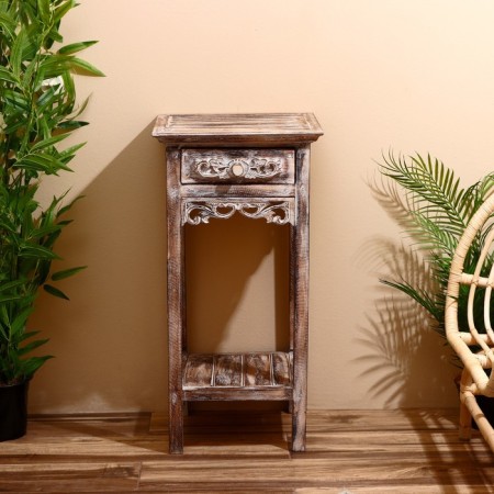 Tumbling "Old Bali" 40x40x80 cm, wood of Albezia, light brown-1