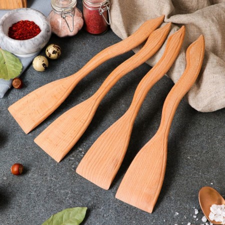 Wooden blade "Author", 34 x 6 cm, array of beech-4