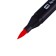 Set of markers 36 colors, bilateral, black case in a plastic penalty