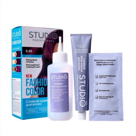 Persistent hair dye Fashion Color Studio Profeeshnl, Fuchsia, 6.65, 115 ml-5