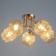 Camilla 5x40W lamp E27 Gold 56x56x23cm