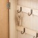 Keywood tree 5 hooks "Keys and cage" 26x19x6 cm