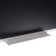 Magnetic-meat board, 90x120 cm, black, calligrata standard, in an aluminum frame, with a shelf