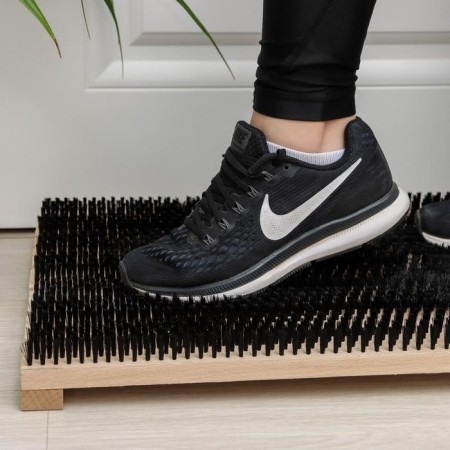 Floor brush for shoe cleaning, 70 × 40 × 5.6 cm, 1960 bundles, beech, synthetic fiber-3