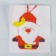 Set for creativity - Create a Christmas tree decoration from felt "Grandfather Frost Red Nose"