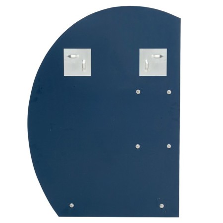 Mirror, wall -mounted, with sandblasting graphics, with shelves, 50 × 70 cm-4