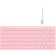 Keyboard A4Tech FSTYLER FBX51C pink USB wireless BT/Radio Slim Multimedia (FBX51C P 10045