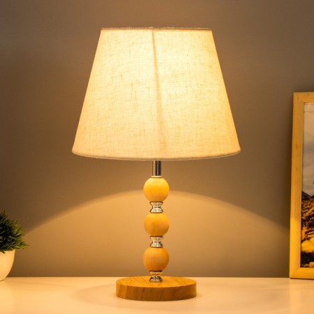 Apali table lamp E27 40W light wood 25x25x39 cm Risalux-1