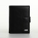 Male purse on magnet 3 in 1, department for auto documents, passports, black color