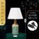 Traffic lamp with lampshade Risalux "Kimberly", E14, 40 W, 28 × 28 × 47 cm