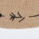 Ethel napkin "Food.family.love" d38, jute