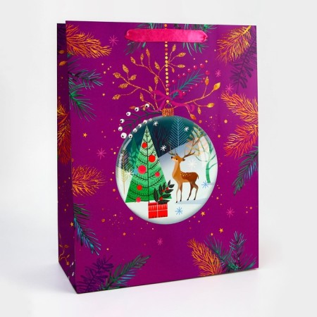Package New Year's laminated "glass ball", 33 x 42.5 x 10 cm.
