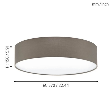 Lamp Passteri, 3x60W E27, white color-2