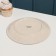 Plate "Pearl", d = 21 cm, beige, porcelain