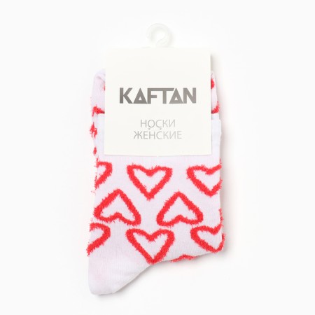 Women's socks kaftan "hearts" r.36-40 (23-25 ​​cm)-2