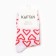 Women's socks kaftan "hearts" r.36-40 (23-25 ​​cm)