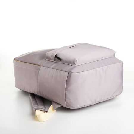 Youth backpack from lightning textiles, 2 pockets, gray color-4