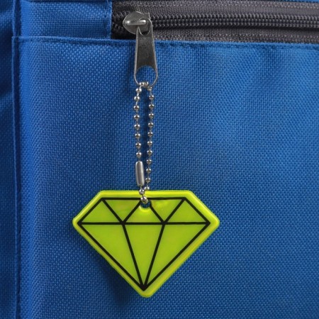 The reflective element "Diamond", bilateral, 5.5 × 4 cm, color mix-1